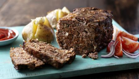 meatloaf food recipes beef sausage ground bbc recipe pork dog meat loaf diapers tags diy