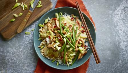 Oyster sauce chicken with Chinese leaf recipe - BBC Food