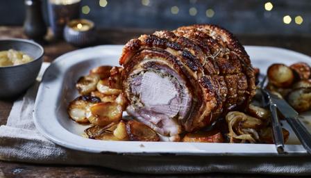 Christmas roast pork recipe - BBC Food