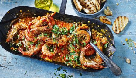 Prawns alla busara recipe - BBC Food