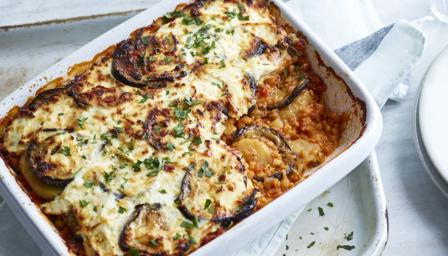 Vegetarian moussaka  recipe