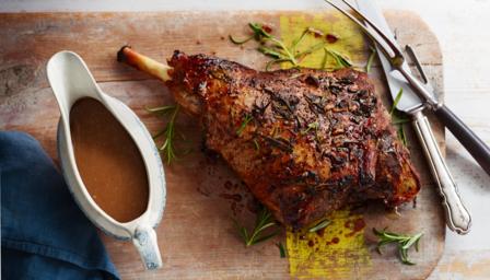 Roast Lamb Recipes Roast lamb with Madeira gravy recipe BBC Food