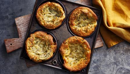 Sage and onion Yorkshire puddings recipe - BBC Food