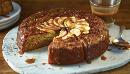 Sticky toffee apple pudding with calvados caramel sauce ...