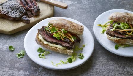 Steak Sandwich How To Cook Thin Ribeye Steak Thai-style Steak