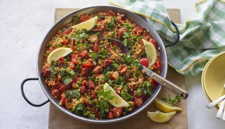 Vegan 'chorizo' paella recipe - BBC Food