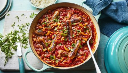 Vegan spicy sausage casserole recipe - BBC Food