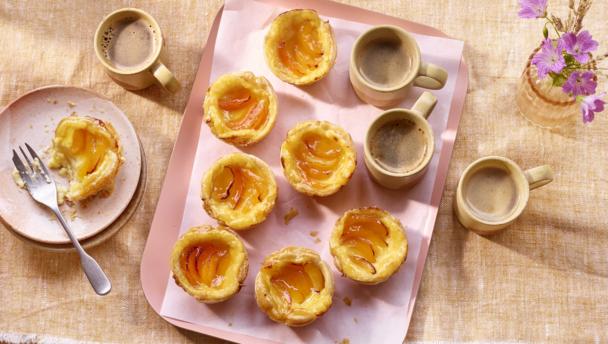 Apricot Portuguese tarts recipe - BBC Food