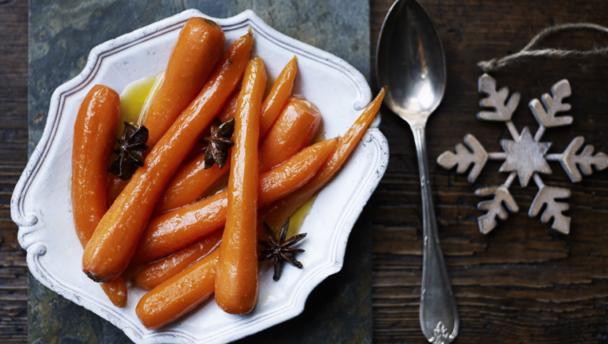 Christmas carrots - Saturday Kitchen Recipes