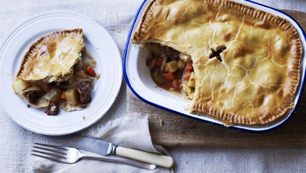 Corned beef and onion pie - Saturday Kitchen Recipes