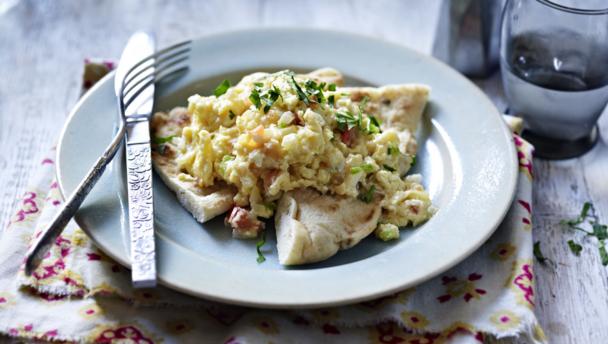 Indian scrambled eggs recipe - BBC Food