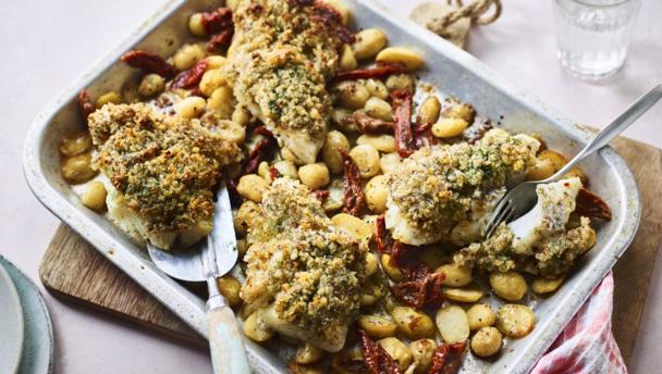 One-pan baked salmon recipe - BBC Food