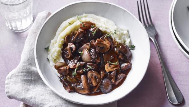Mushroom bourguignon recipe - BBC Food