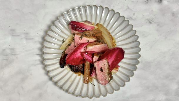 Duck breast with calvados and apple recipe - BBC Food