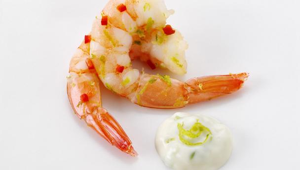 Japanese-style chilli prawn canapés - Recipe Archive