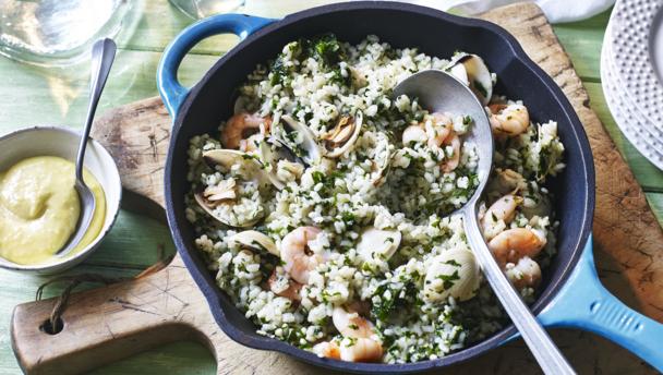 Prawn linguine recipe - BBC Food