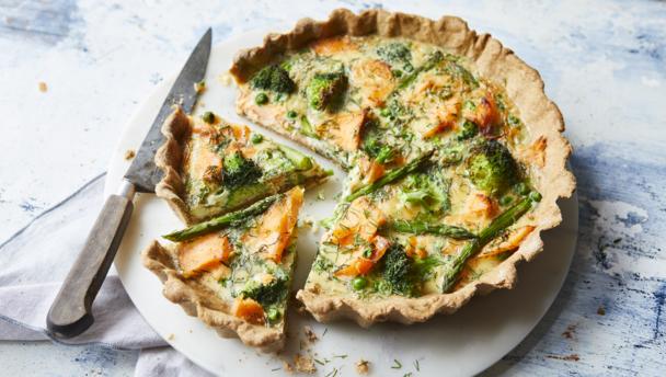 Crab and leek tart recipe - BBC Food