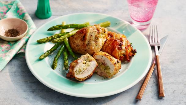 Stuffed chicken thighs recipe - BBC Food