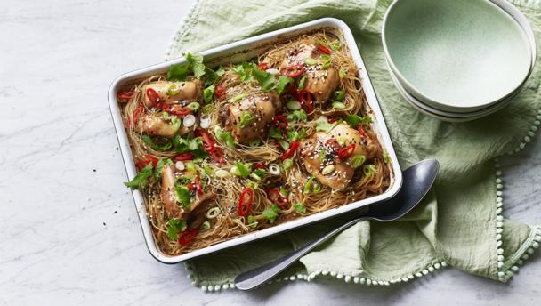 Teriyaki Chicken Noodles Recipe Bbc Food