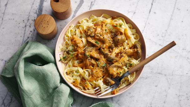 Vegan mushroom stroganoff recipe - BBC Food