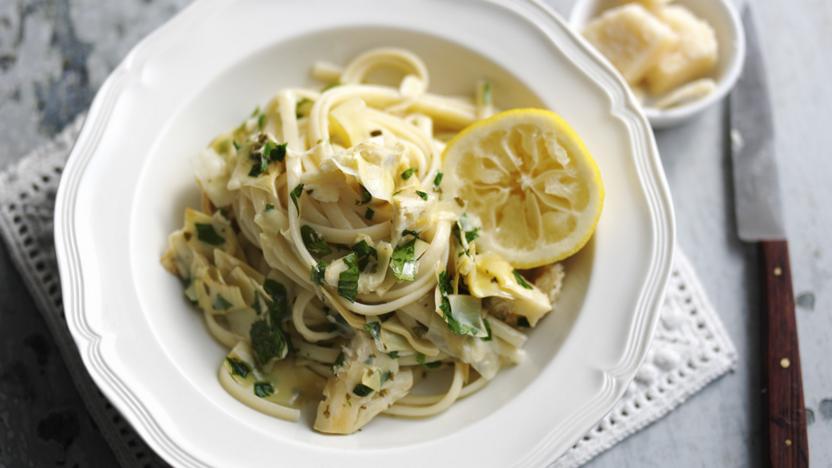 Artichoke pasta