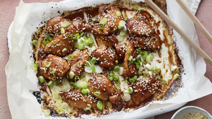 Chinese-style sticky chicken