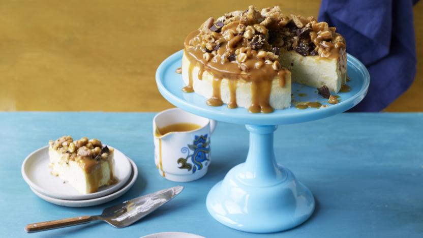 Baked Welsh Cake Cheesecake Recipe from BBC Food on FoodPair