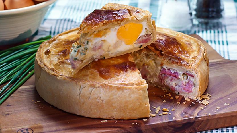 Bacon and egg pie recipe - BBC Food