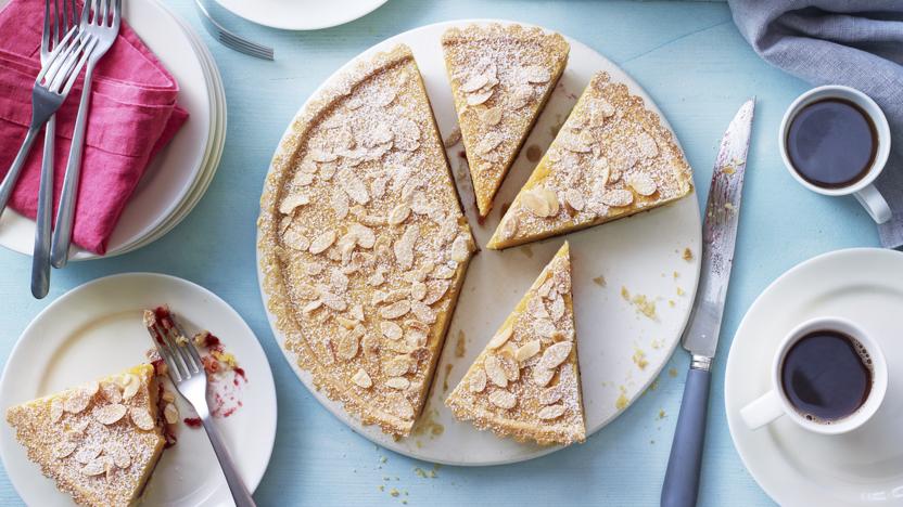 Homemade Bakewell tart