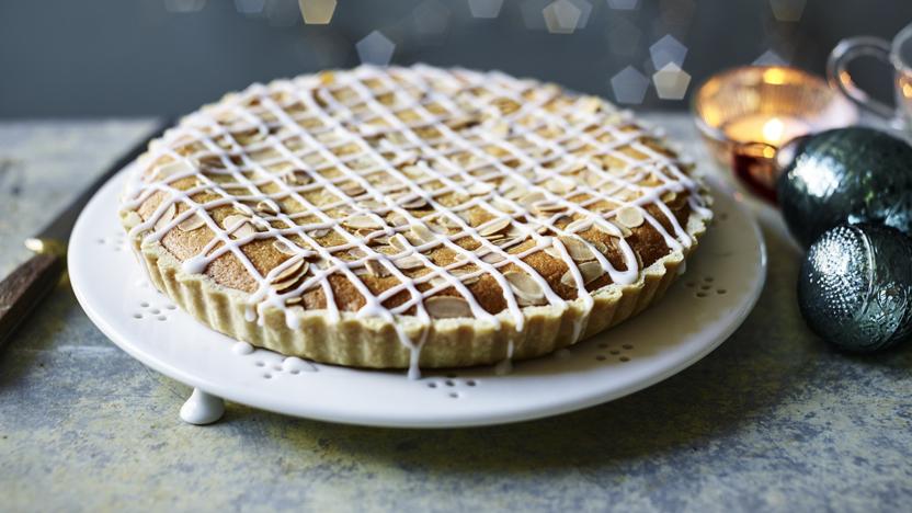 Christmas Bakewell tart 