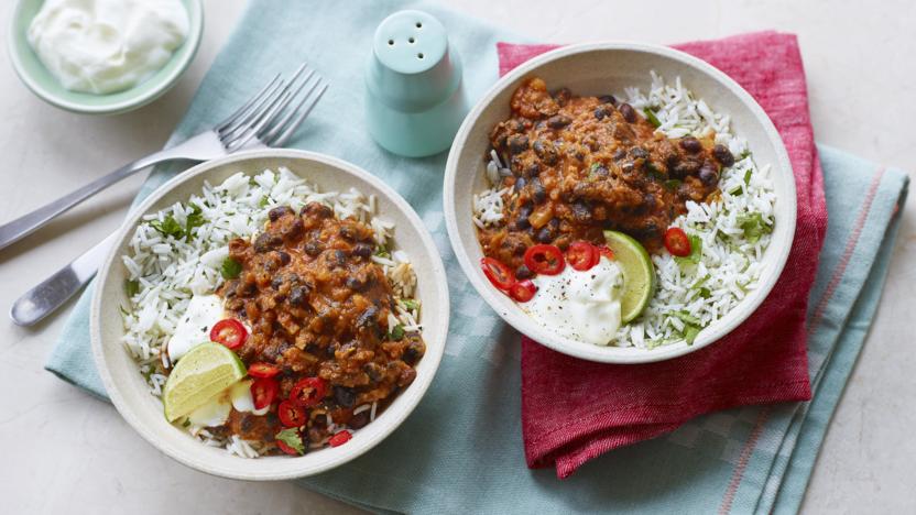 Black bean curry