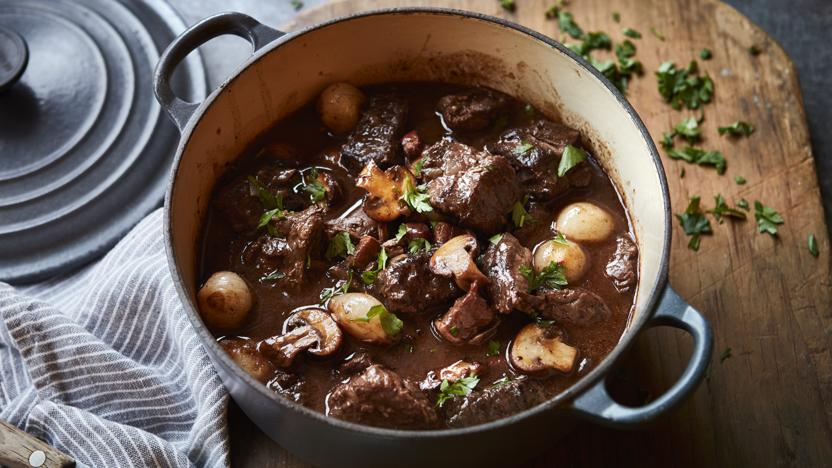 Slow Cooker Beef Bourguignon