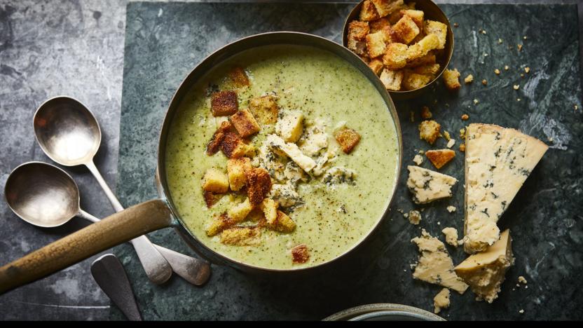 Broccoli and cheese soup