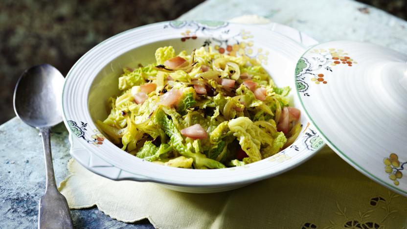 Cabbage with mustard seeds