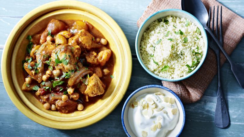 Easy chicken tagine