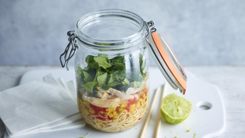 Chicken and sweetcorn noodles 