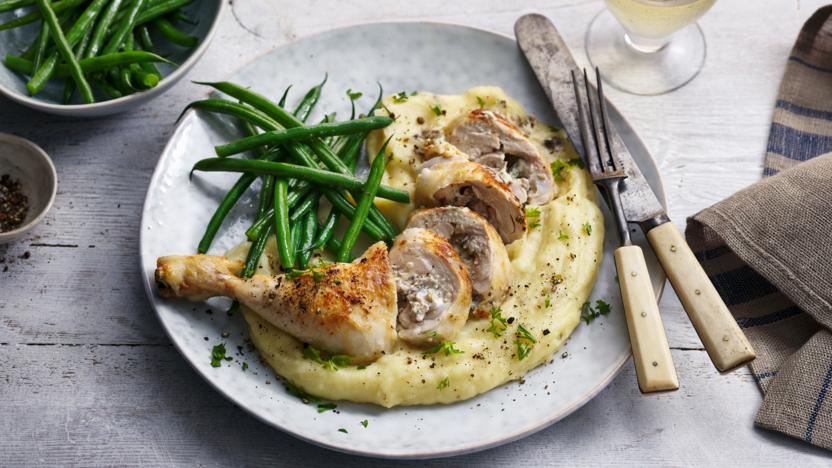 Rick Stein S Stuffed Chicken Legs Recipe Bbc Food