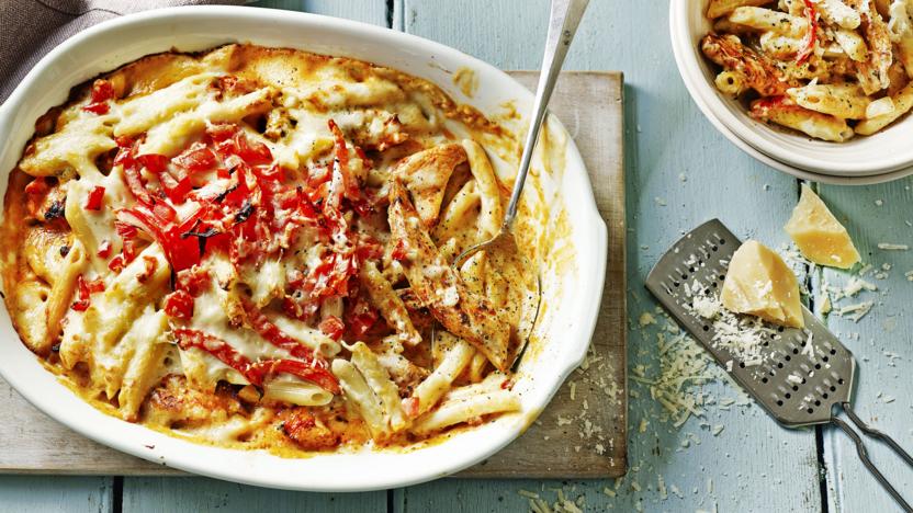 Chicken pasta bake