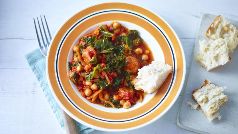 Chickpea and chorizo stew recipe - BBC Food