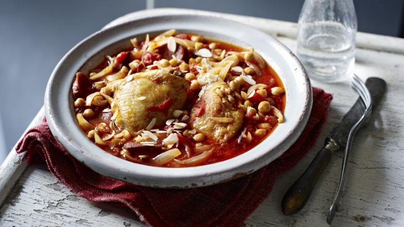 Chicken and chorizo stew
