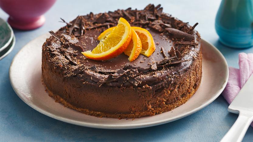 Baked Chocolate Cheese Cake - Ovenfresh