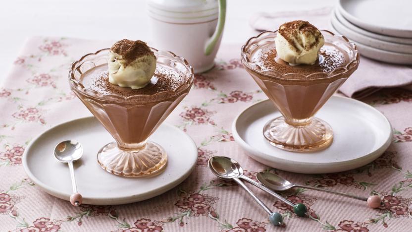 Chocolate truffle pots