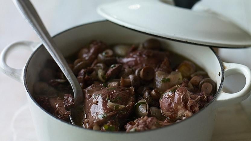 James Martin's coq au vin