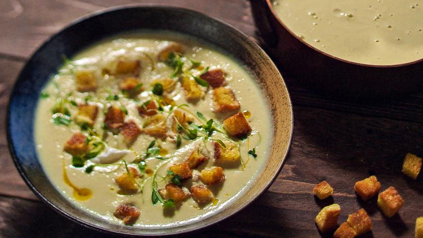 Curried Cauliflower Soup Recipe Bbc Food