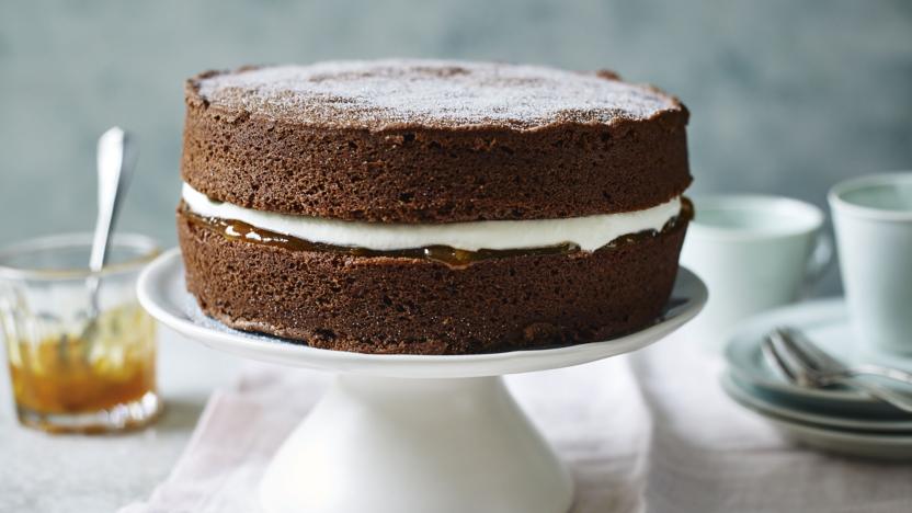 Mary Berry's simple chocolate cake