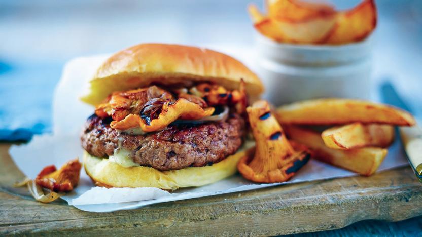 Duck burger and chips recipe - BBC Food