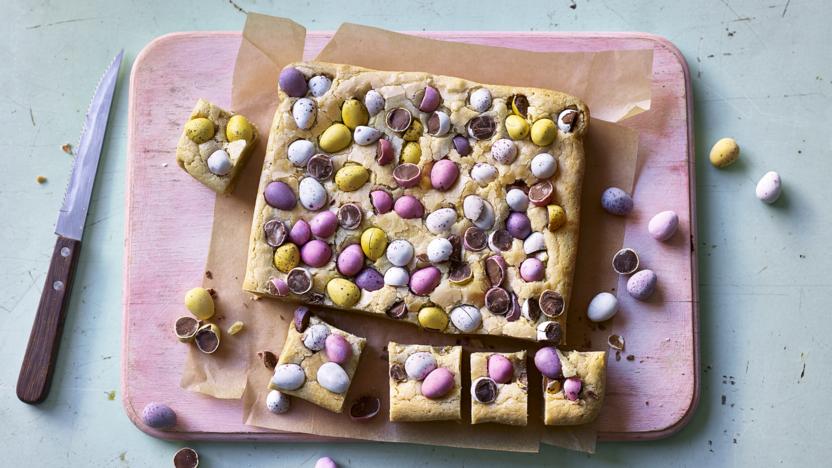 Easter egg blondies recipe - BBC Food