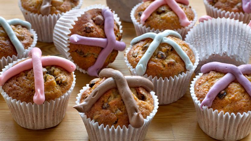 Easter fruit cupcakes