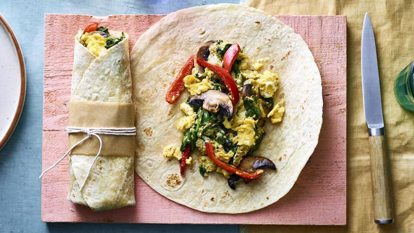 Easy breakfast wrap