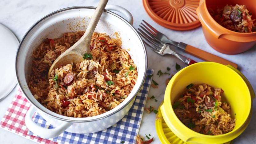 Chicken and chorizo jambalaya